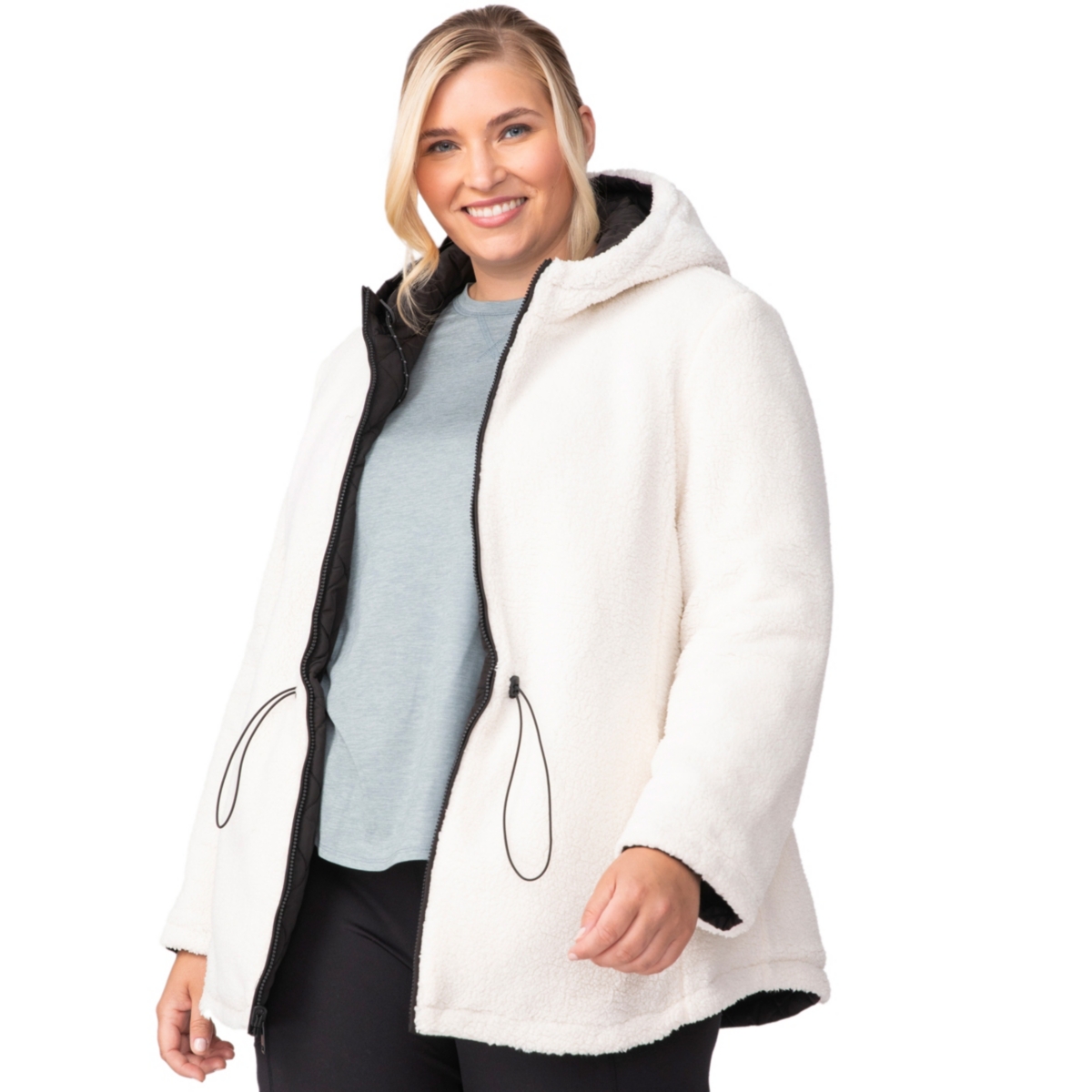 Free Country Plus Size Switch It Up Cloud Lite Reversible Jacket