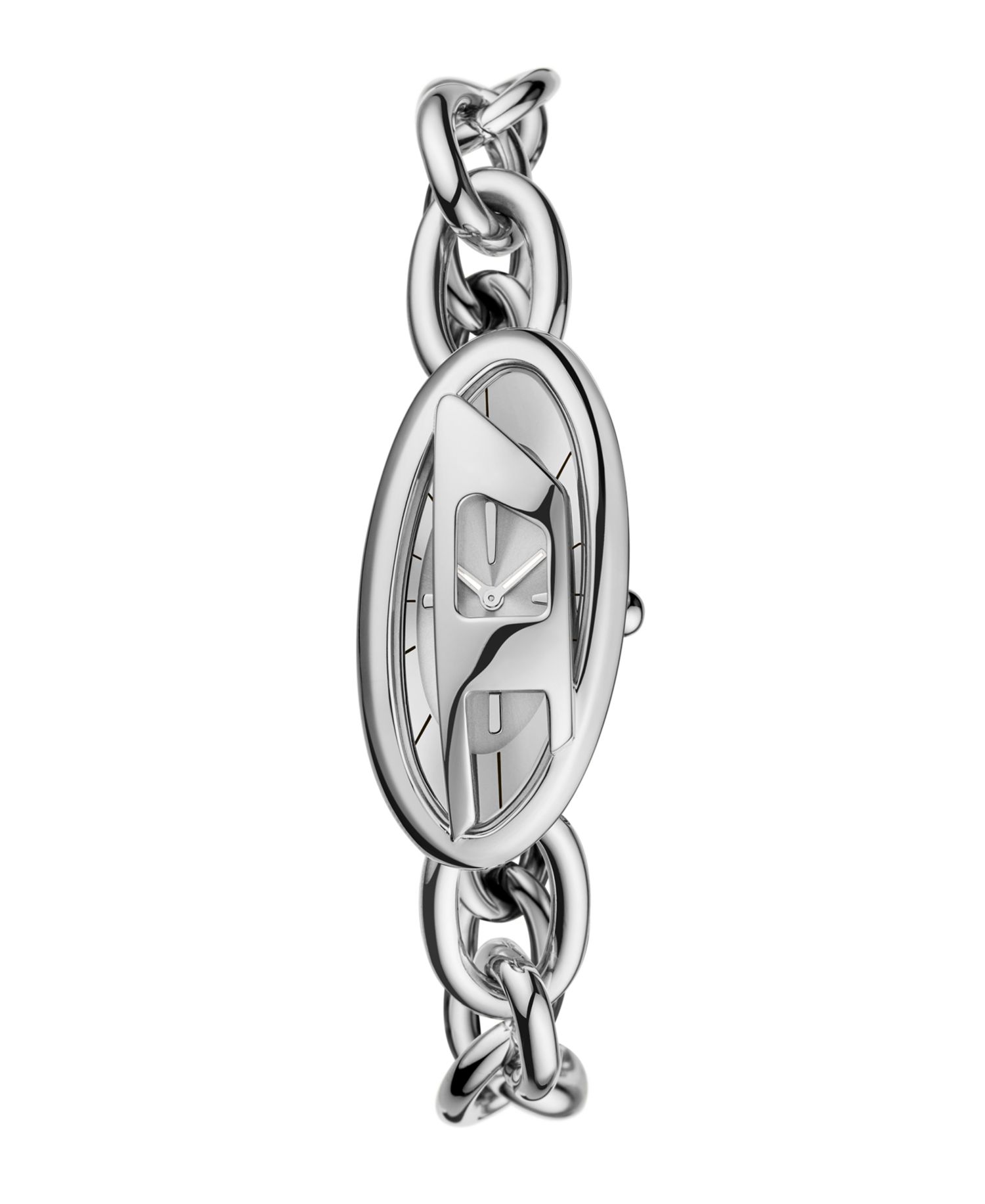 Women's D-Era Quartz Two-Hand Silver Stainless Steel 38mm