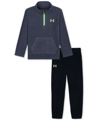 Under Armour - Toddler & Little Boys 2-Pc. 1/4-Zip Fleece Sweatshirt & Joggers Set