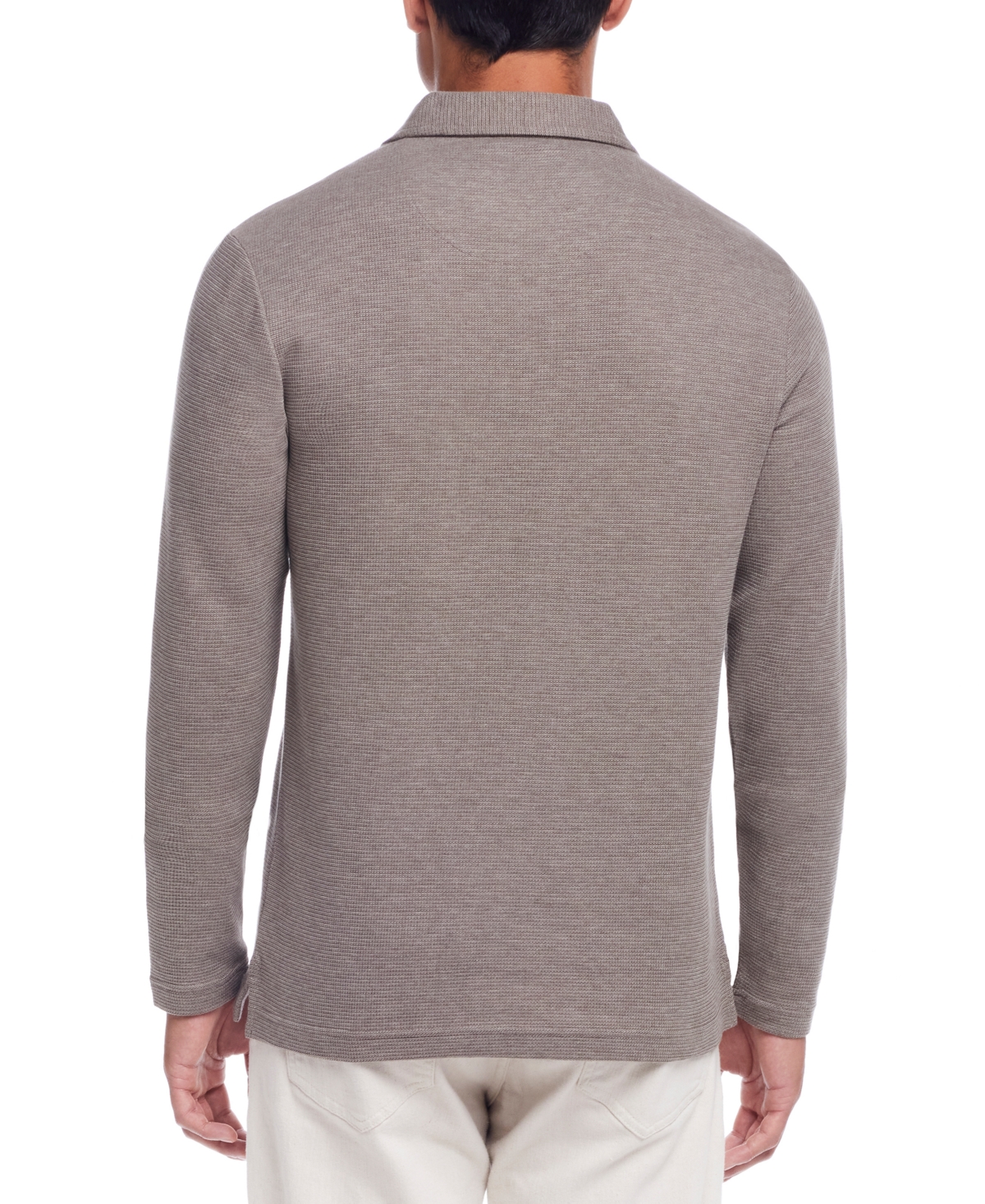 Weatherproof Vintage Men's Waffle-Knit Polo Shirt