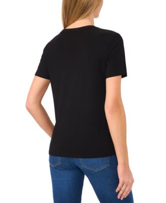 Women's Embellished Bow Tee