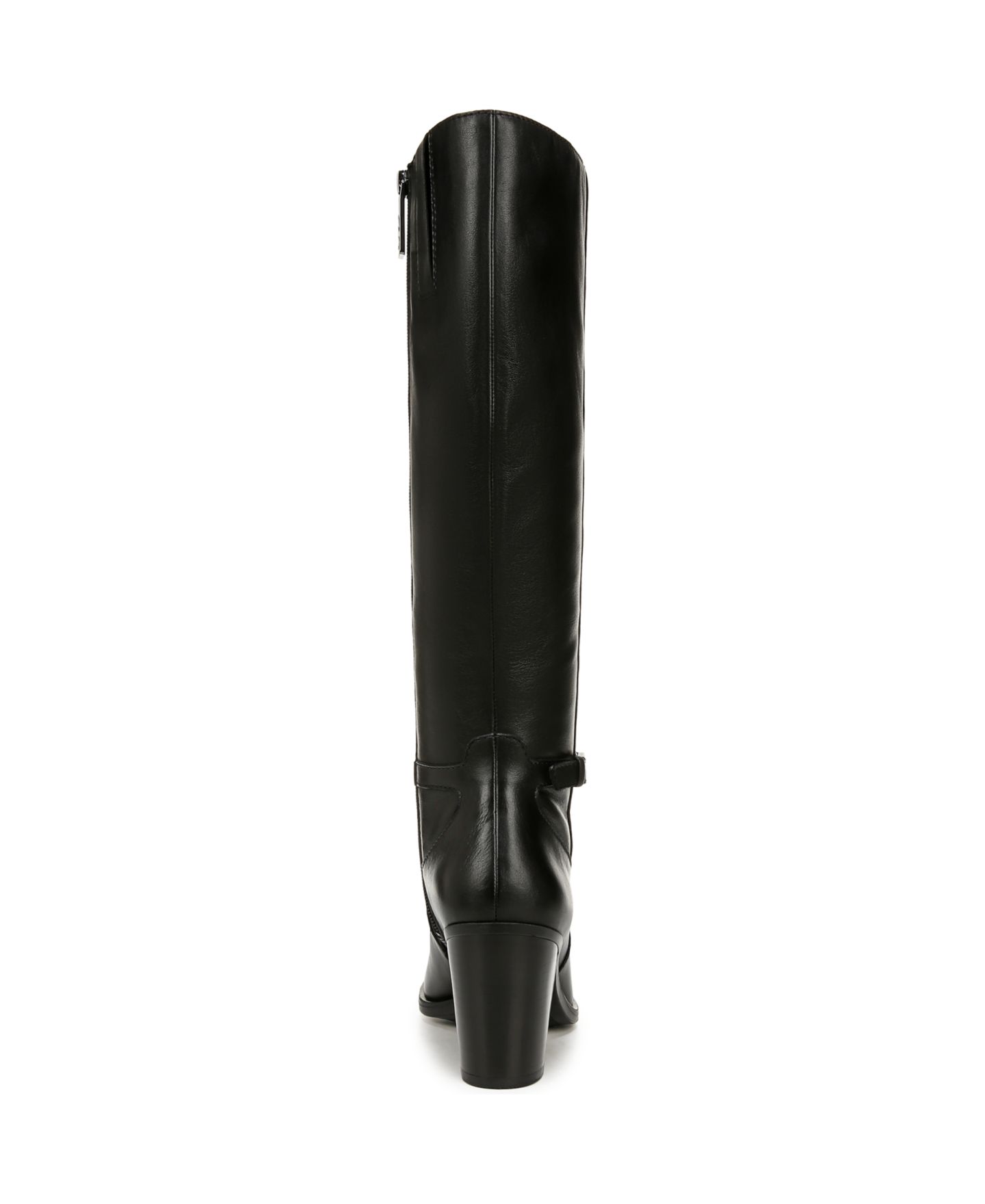 Женские ботинки Naturalizer Kalina Knee High Boots, Regular Calf, Narrow Calf, Wide Calf, & Extra Wide Calf, цвет: Чёрный кожаный — фото 3