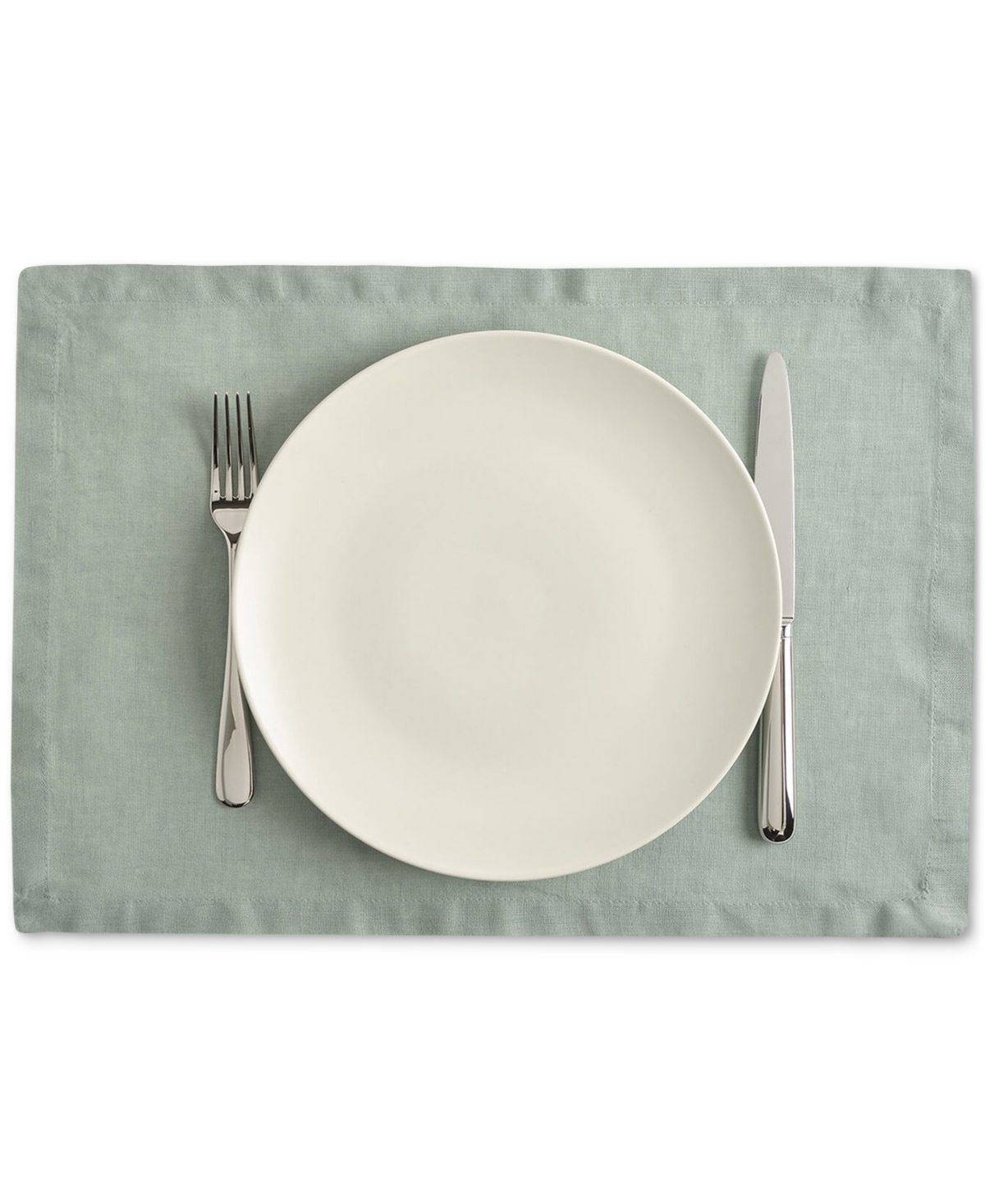 Year & Day Linen Solid-color Placemat, Set Of 4 In Palm