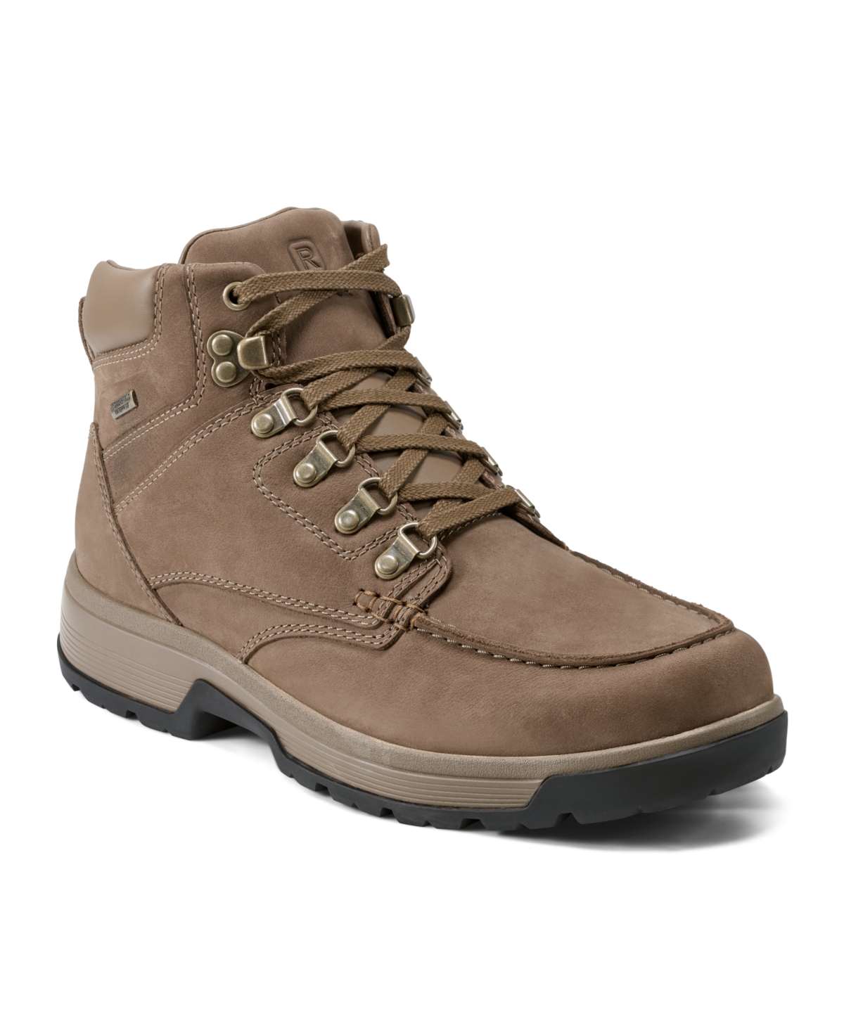 Men's Ezra Waterproof Casual Lace-Up Boots - Taupe Leather