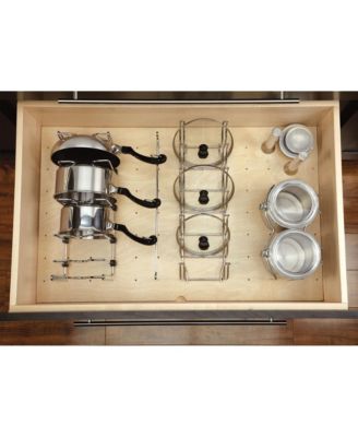 39x21" Trimmable Pegboard Drawer Organizer with 16 Pegs, 4DPS-3921