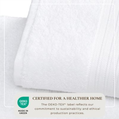 Quick-Drying Cotton 6-Piece Hand Towel Set, 26" x 16"
