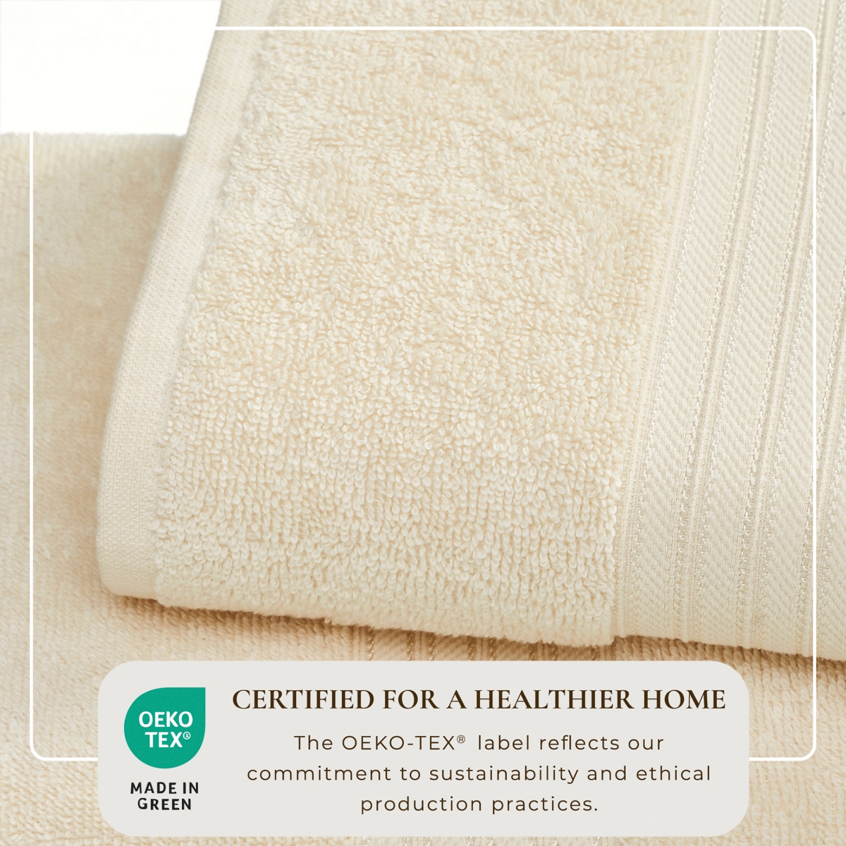 Linery & Co. Quick-Drying Cotton 6-Piece Hand Towel Set