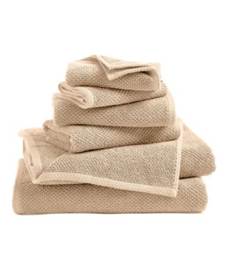 Linery & Co. Cotton Textured 6-Piece Bath Towel Set - Macy's