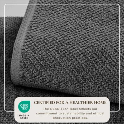 Cotton Textured 6-Piece Bath Towel Set