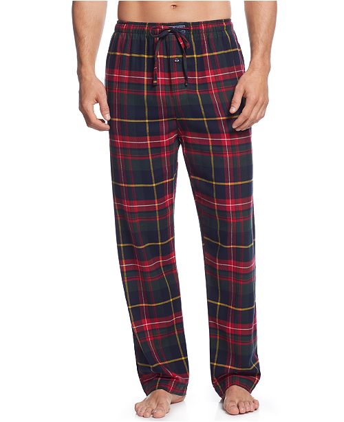 Polo Ralph Lauren Men's Plaid Flannel Pajama Pants - Pajamas, Lounge ...