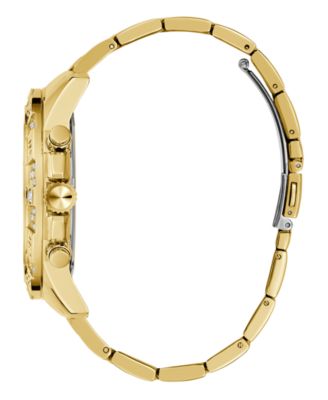 Men's Multi- Function Gold Tone Stainless Steel Watch 48mm