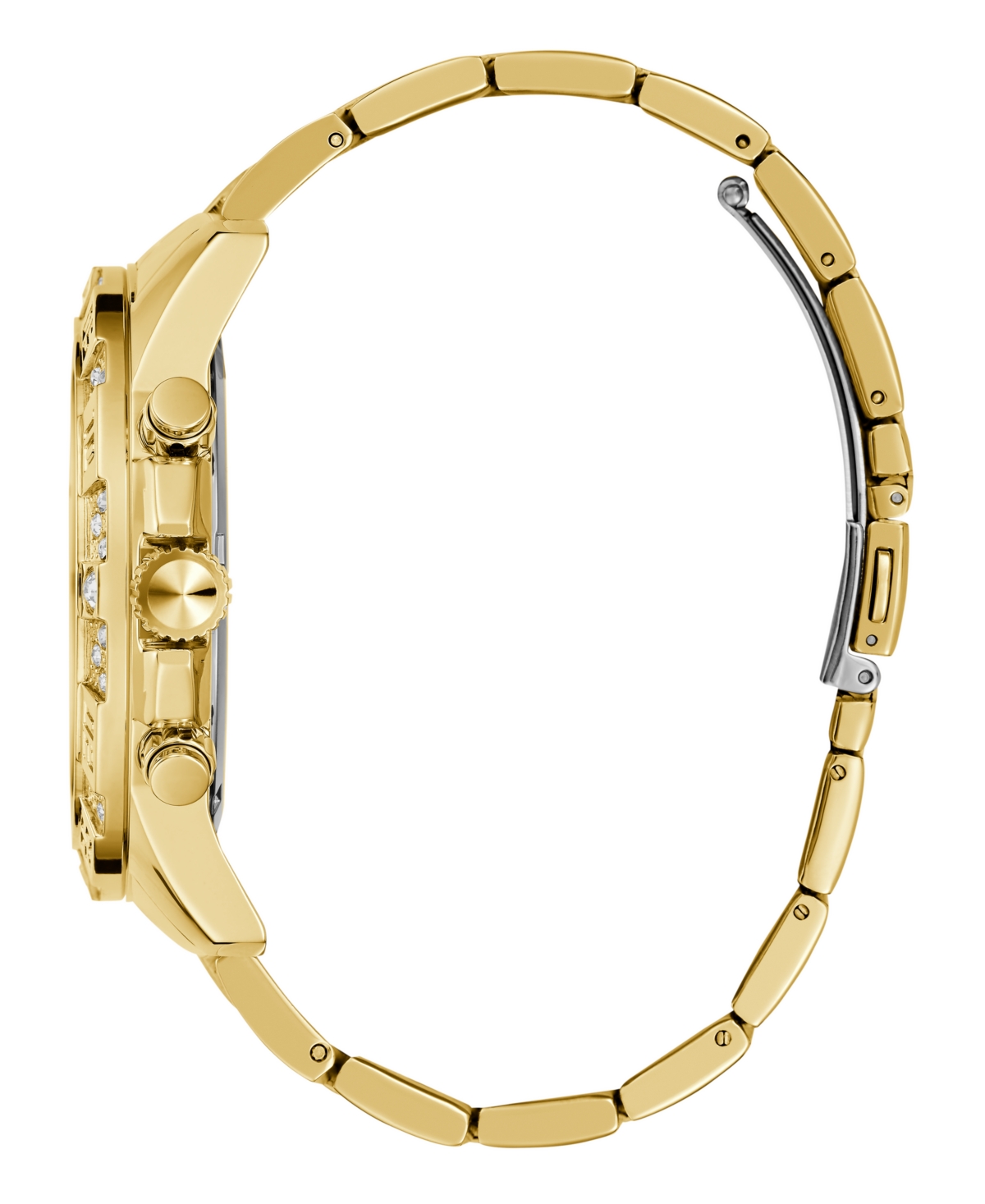 Guess Men's Multi- Function Gold Tone Stainless Steel Watch 48mm