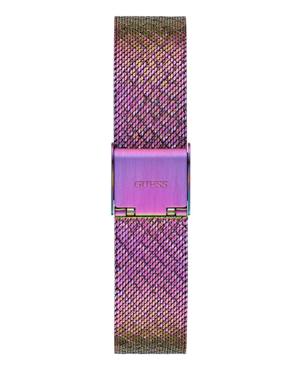 Guess Women's Analog Iridescent Mesh Watch 32mm In Iridescent