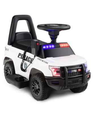 2-in-1 6V Kids Ride On Car Toddler Push Car w/ Megaphone & Siren