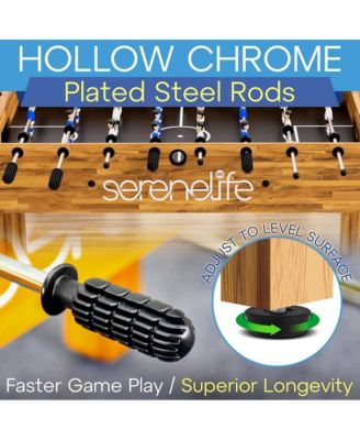 48" Competition Foosball Table for Home and Game Room with 2 Balls and 2 Cup Holders