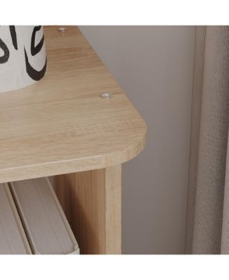 Wooden Grain 12-Shelves Standard Bookcase