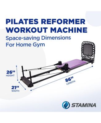 Stamina 55-4379 AeroPilates Reformer Plus Whole Body Resistance Workout System