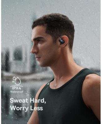 True Wireless Earbuds Bluetooth 5.3 Open Ear Headphones Sport Earphones,Eli Fit White