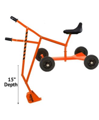 and Roll Special Edition Sandbox Digger w/ 360 Degree Rotation, Orange