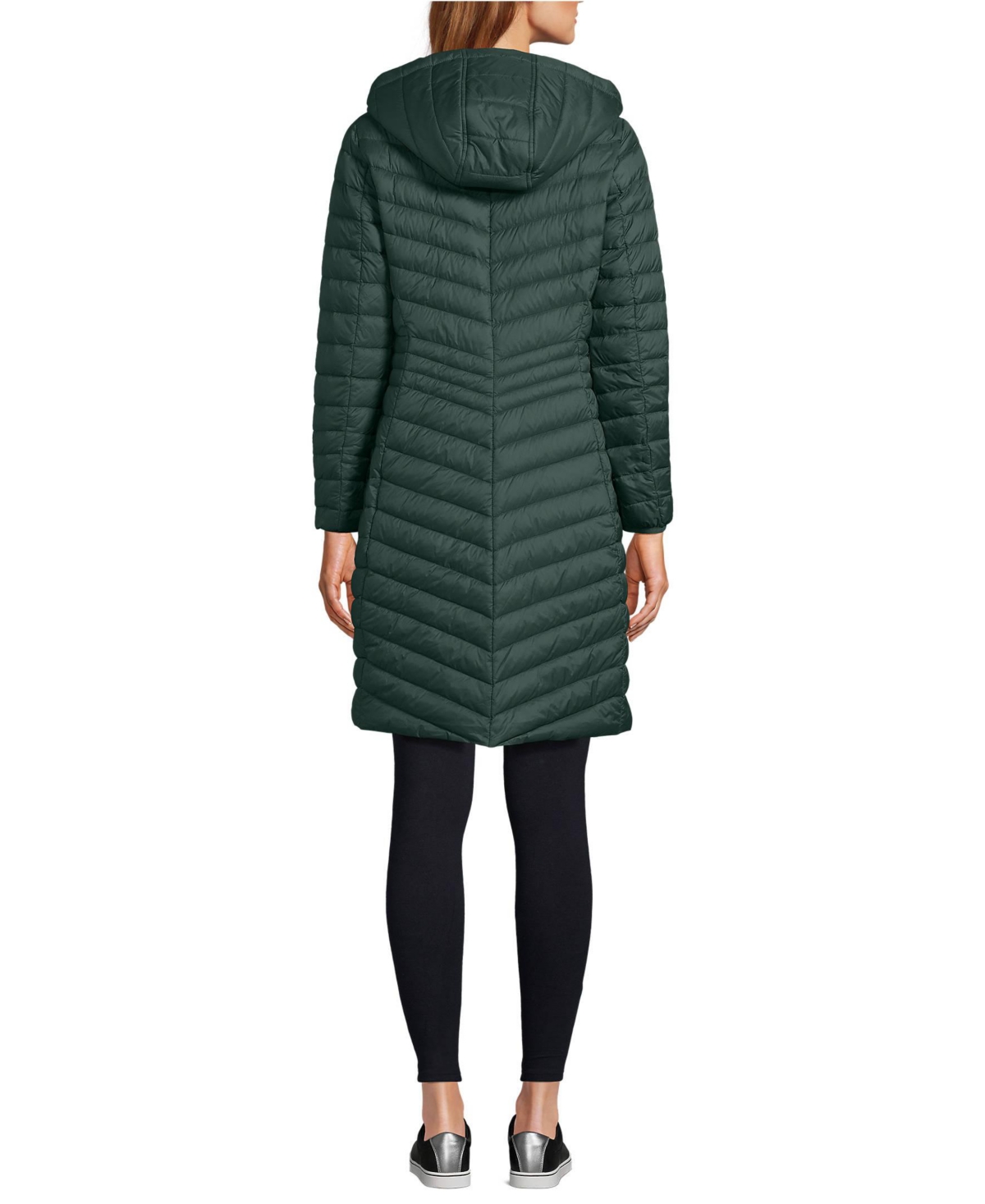 Lands end women's packable down jacket clearance