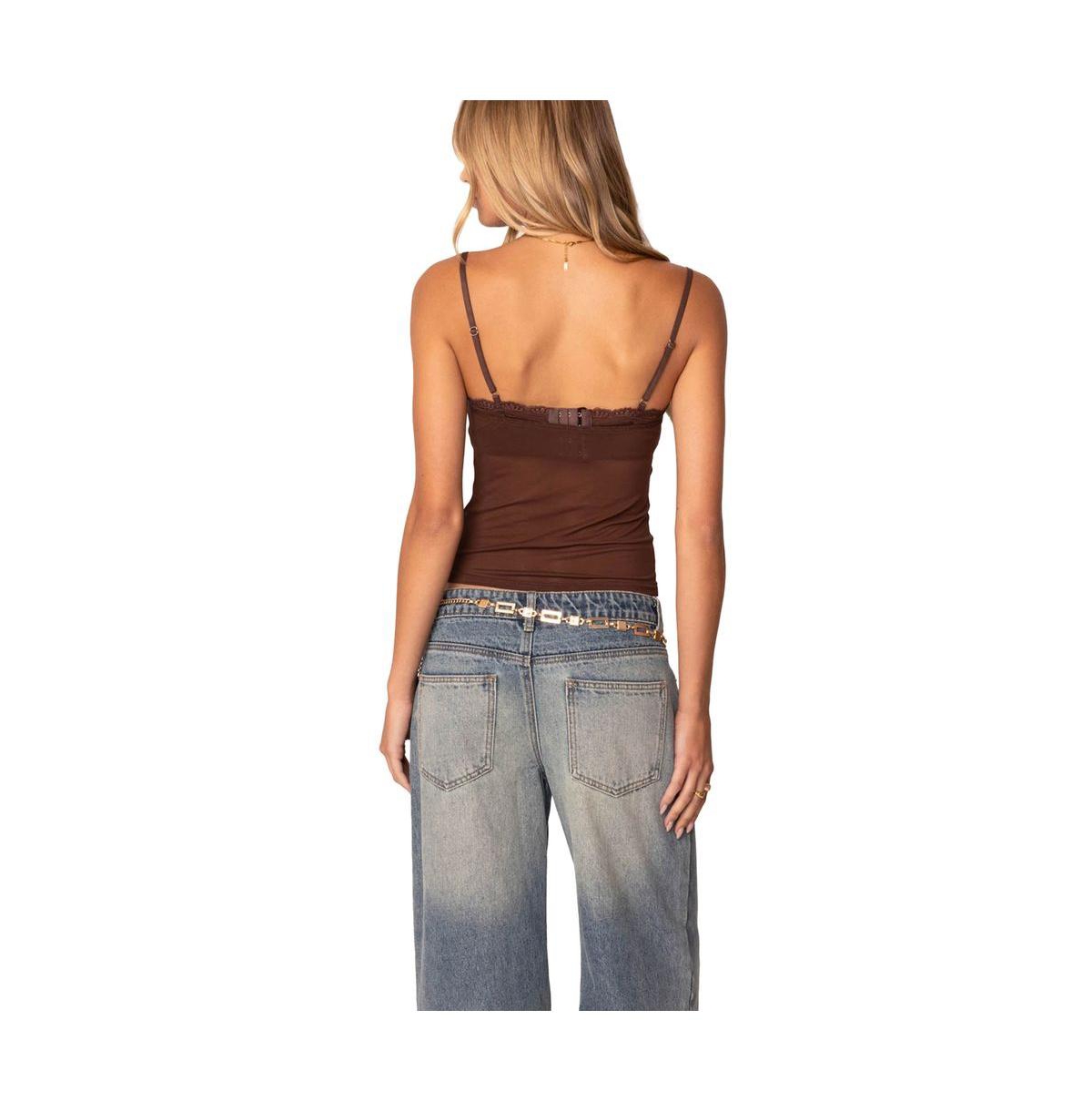 Women's Elina Sheer Mesh Bra Top