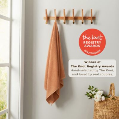 Cotton Textured 4-Piece Bath Towel Set