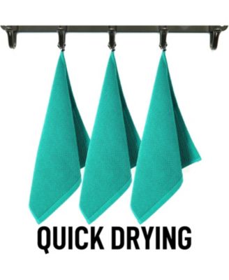 6 Pack Waffle Weave Reusable Cotton Kitchen Towels