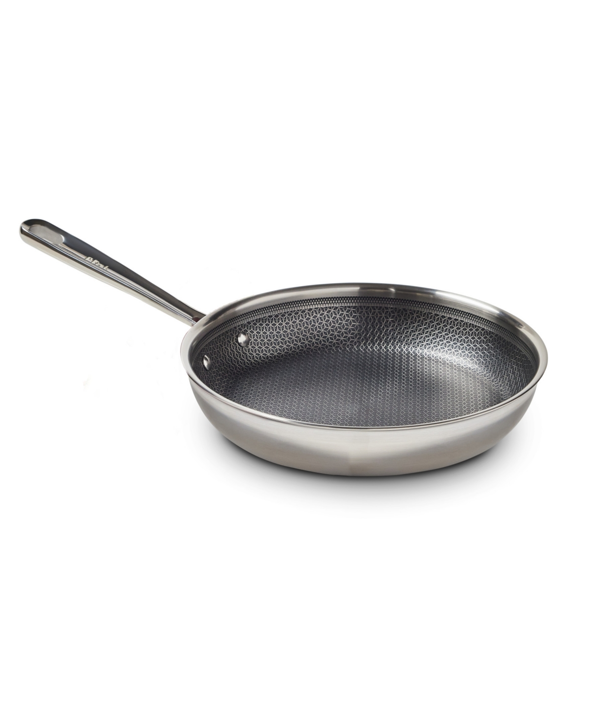 T-fal Hybrid Mesh Stainless Steel Frypan, 8 Inch In Silver