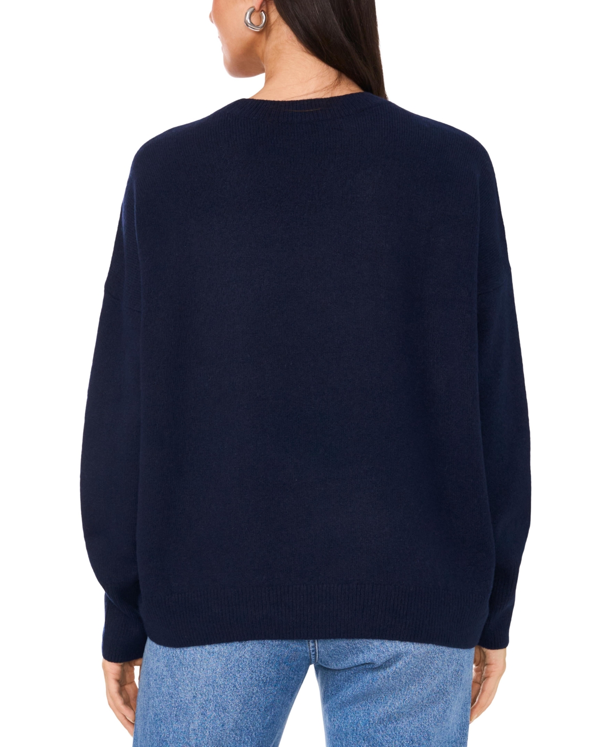 Vince Camuto Women's American Flag Crewneck Sweater