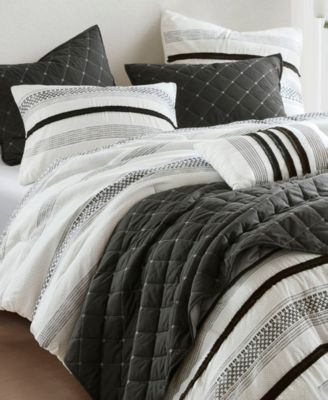 Carolina Stripe 7-Pc. Comforter Set, King/California King