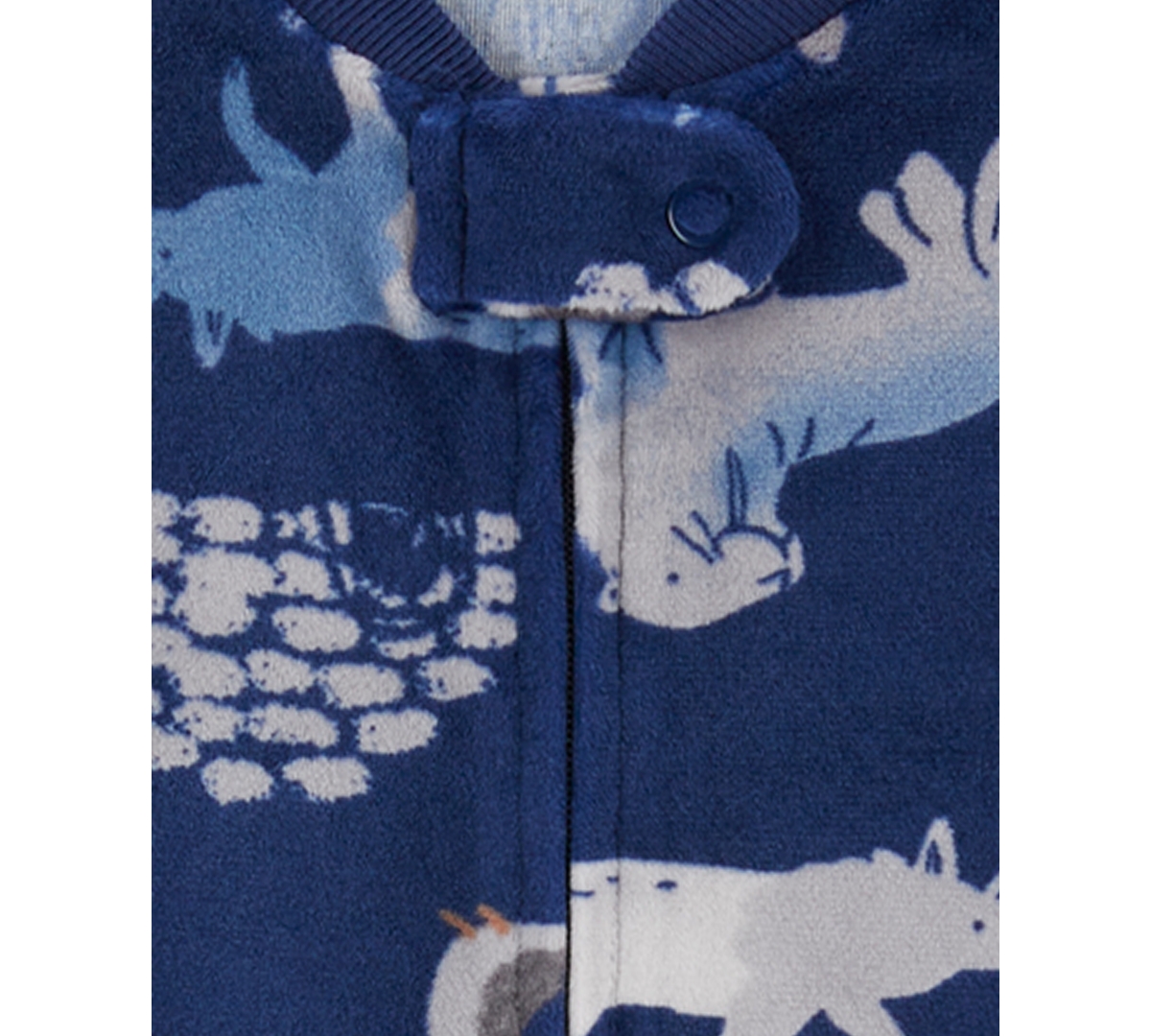 Carter's Baby Boy and Girl 2 Way Zip-Up Fleece Sleep & Play Footed Coverall