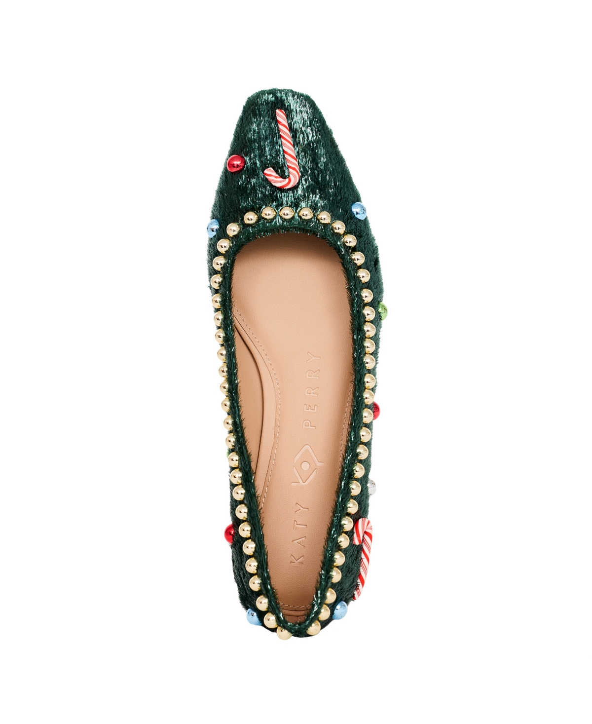 KATY PERRY WOMEN'S CONFIDANT CHRISTMAS BALLET FLATS 