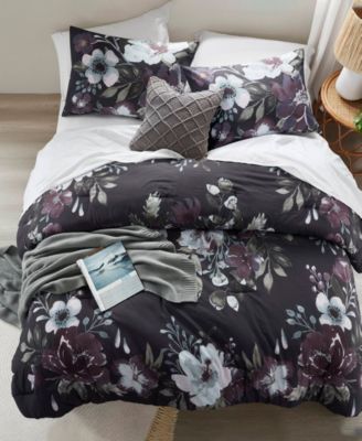 Jolene Floral 3-Pc. Comforter Set, Full/Queen