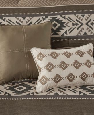 Mariposa Stripe Herringbone 5-Pc. Comforter Set, King/California King