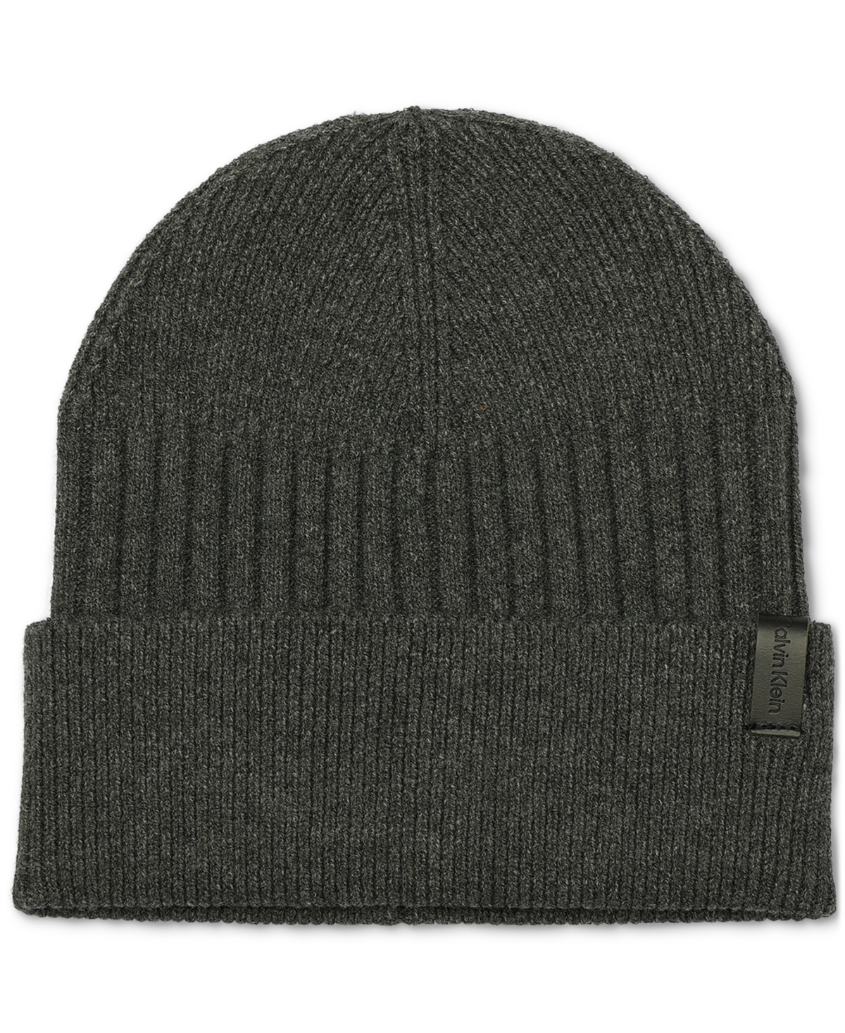 Calvin Klein Men's Mixed Stitch Beanie In Green