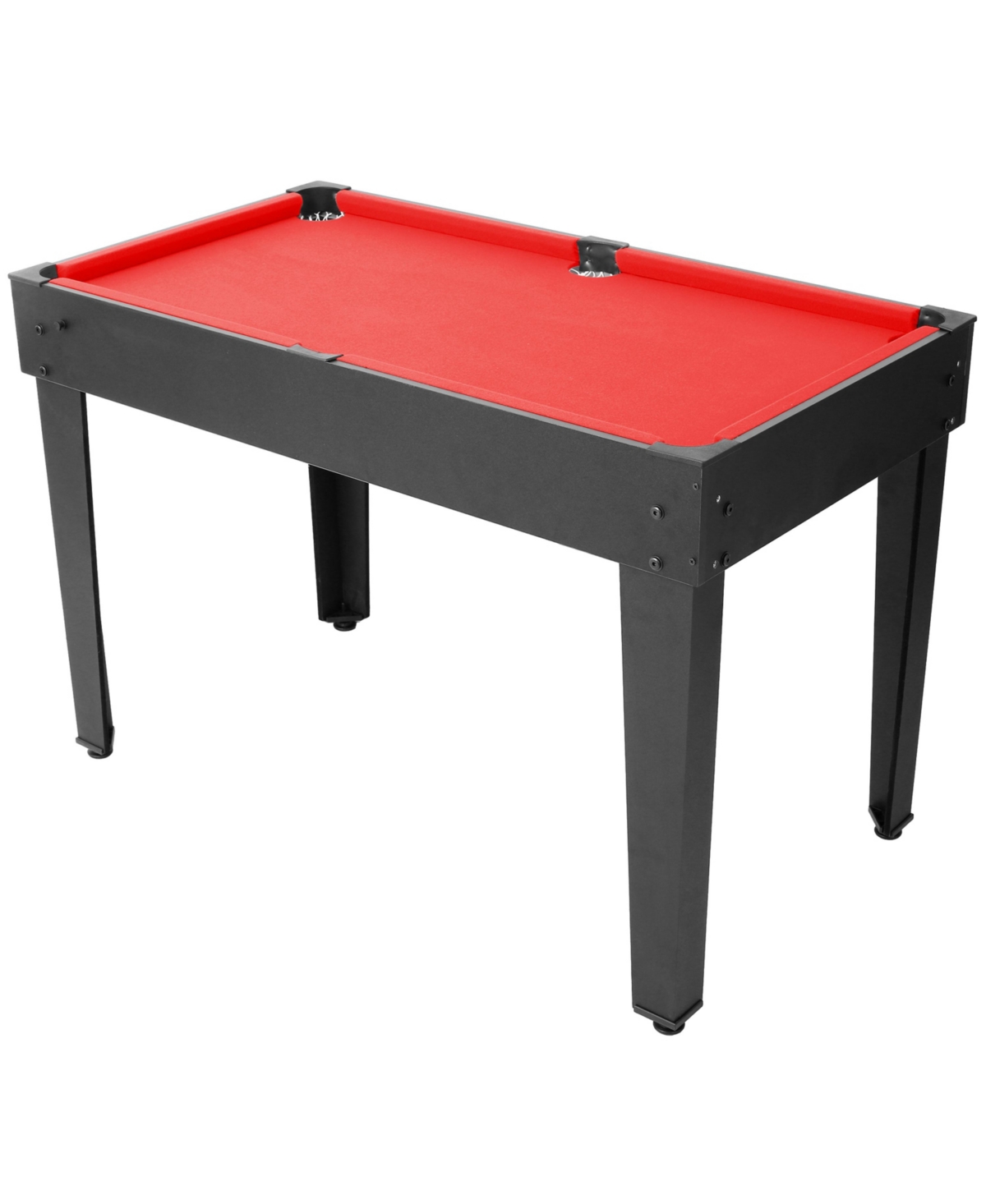 Slickblue 5-in-1 Multi-Game Table - Billiards, Push Hockey, Foosball, Ping Pong, and Basketball