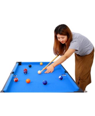 5-in-1 Multi-Game Table - Billiards, Push Hockey, Foosball, Ping Pong, and Basketball