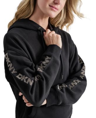 Women's Rhinestone Logo Fleece Hoodie