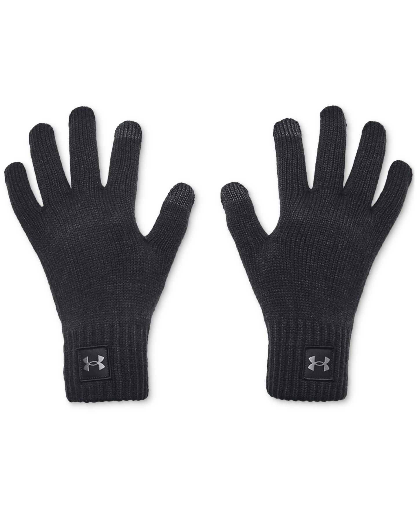 Мужские перчатки Under Armour Halftime Tech Touch Gloves, цвет: 003 Чёрный — фото 1