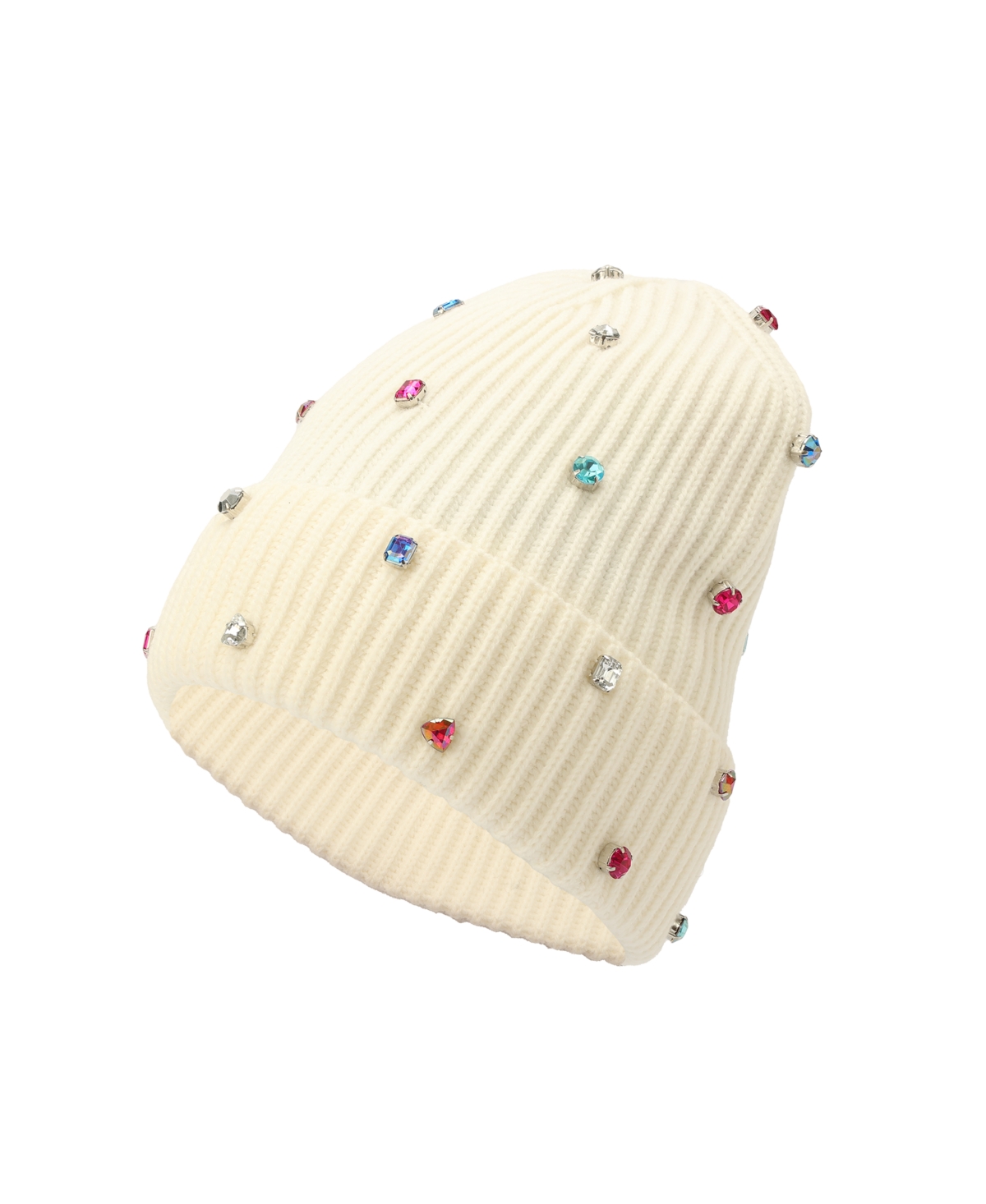 Kate Spade Women's Embellished Beanie Hat In Cream Multi