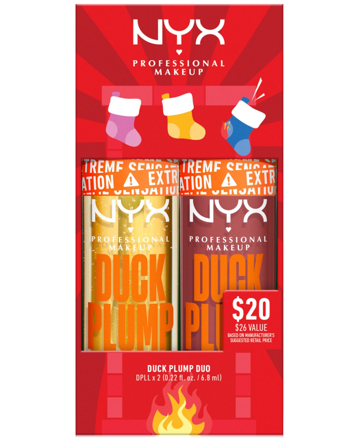 Nyx Professional Makeup 2-pc. Duck Plump Gloss Set In Assorted C