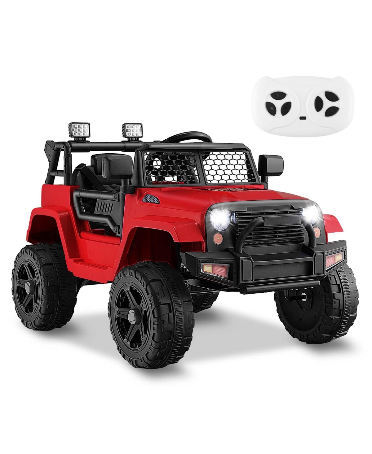 Costway 12V Kids Ride On Truck Car Electric Vehicle Remote with Music & Light