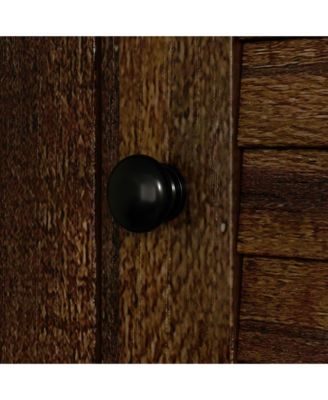  Wood   4 Shutter Doors   Drawers & Hanging Rod  Freestanding Bedroom Armoire