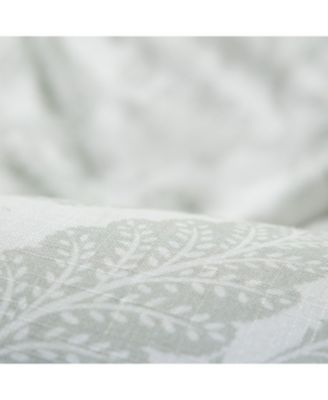 Premium 2-Panel Light Filtering Curtains - Semi Sheer for Living Room, Bedroom, Kitchen - 52" x 96" - Vine Sage