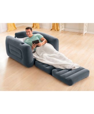 Inflatable Pull Out Sofa Chair Sleeper w/ Twin Sized Air Mattress (3 Pack)