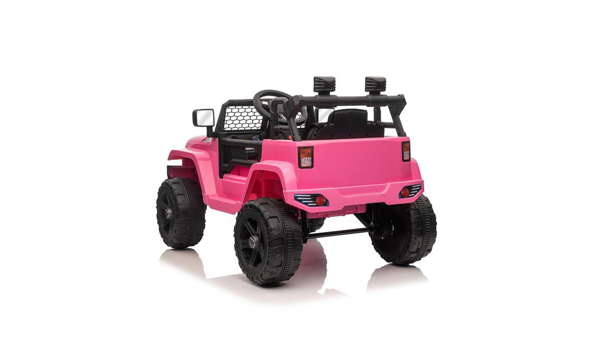 Slickblue Leadzm Dual Drive 12V 4.5A with 2.4G Remote Control –Jeep for Kids - Pink