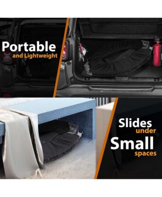 Training & Fitness Trampoline with Adjustable Handrail