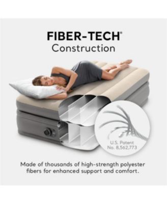 Dura Beam Plus Fiber-Tech Elevated Air Mattress with Built-In Pump, Twin