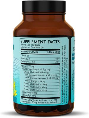 Omega 3 Capsules, Heart and Mind Support, 60ct