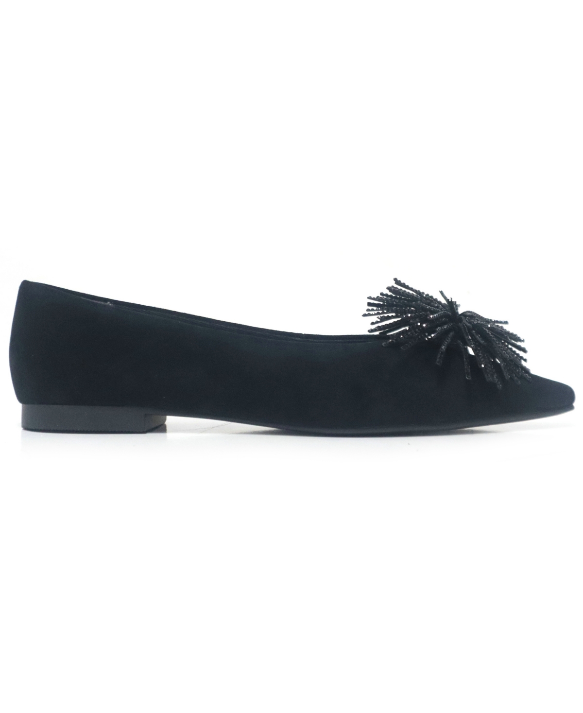 Shop Kenneth Cole New York Women's Natasha Slip On Flats In Black Suede